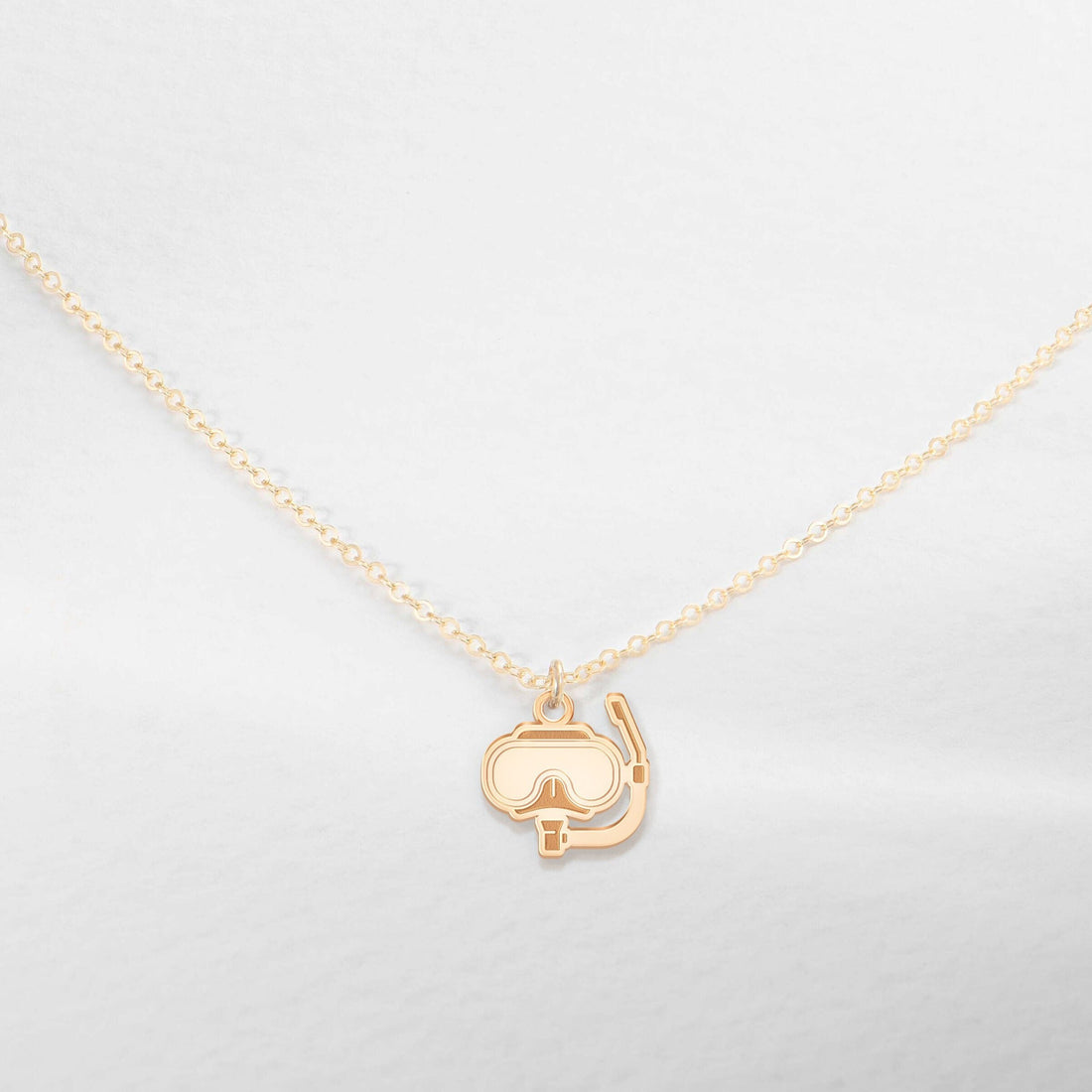 Snorkel Mask Pendant Necklace
