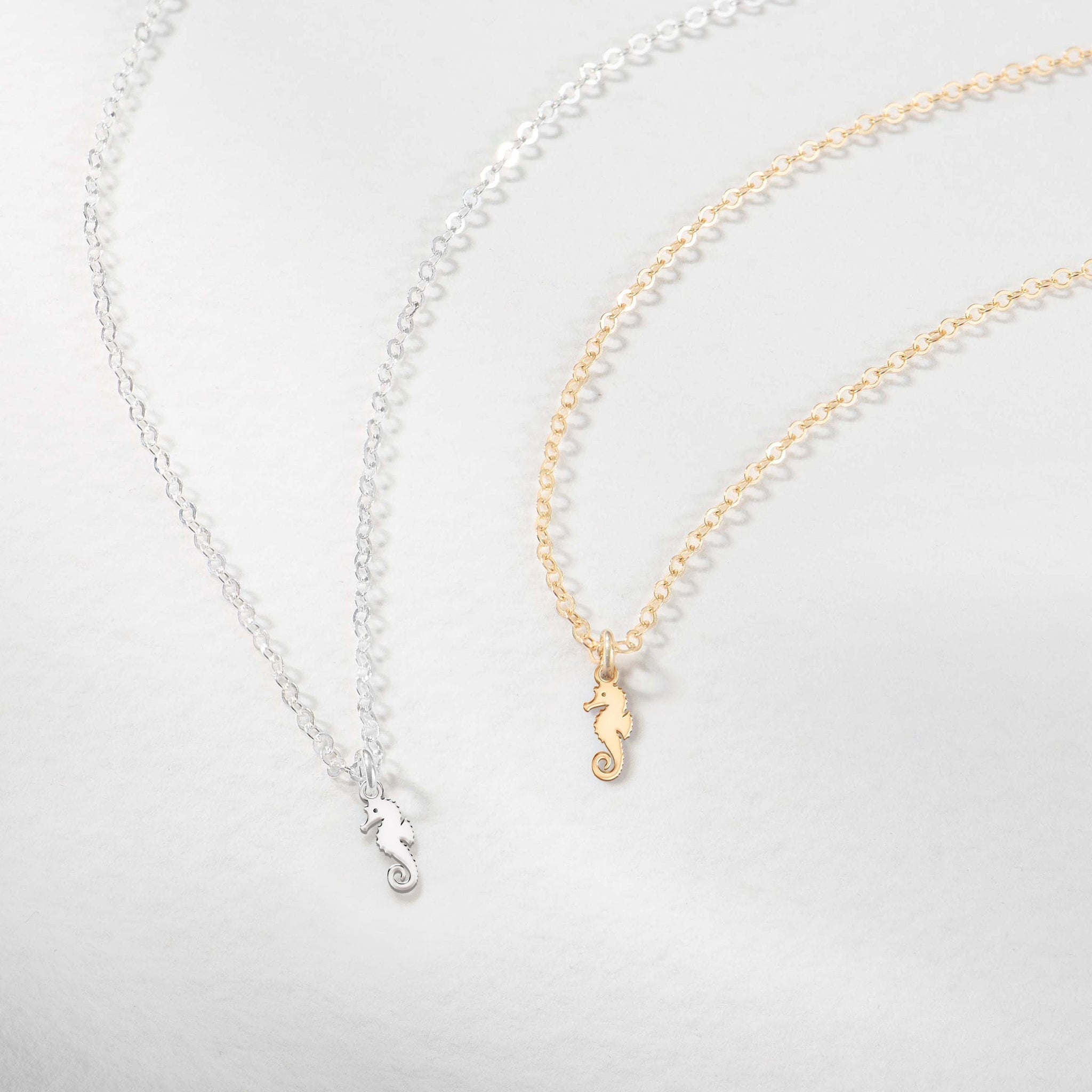 Tiny Seahorse Necklace