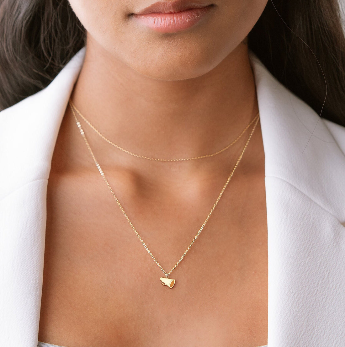 Megaphone Charm Necklace