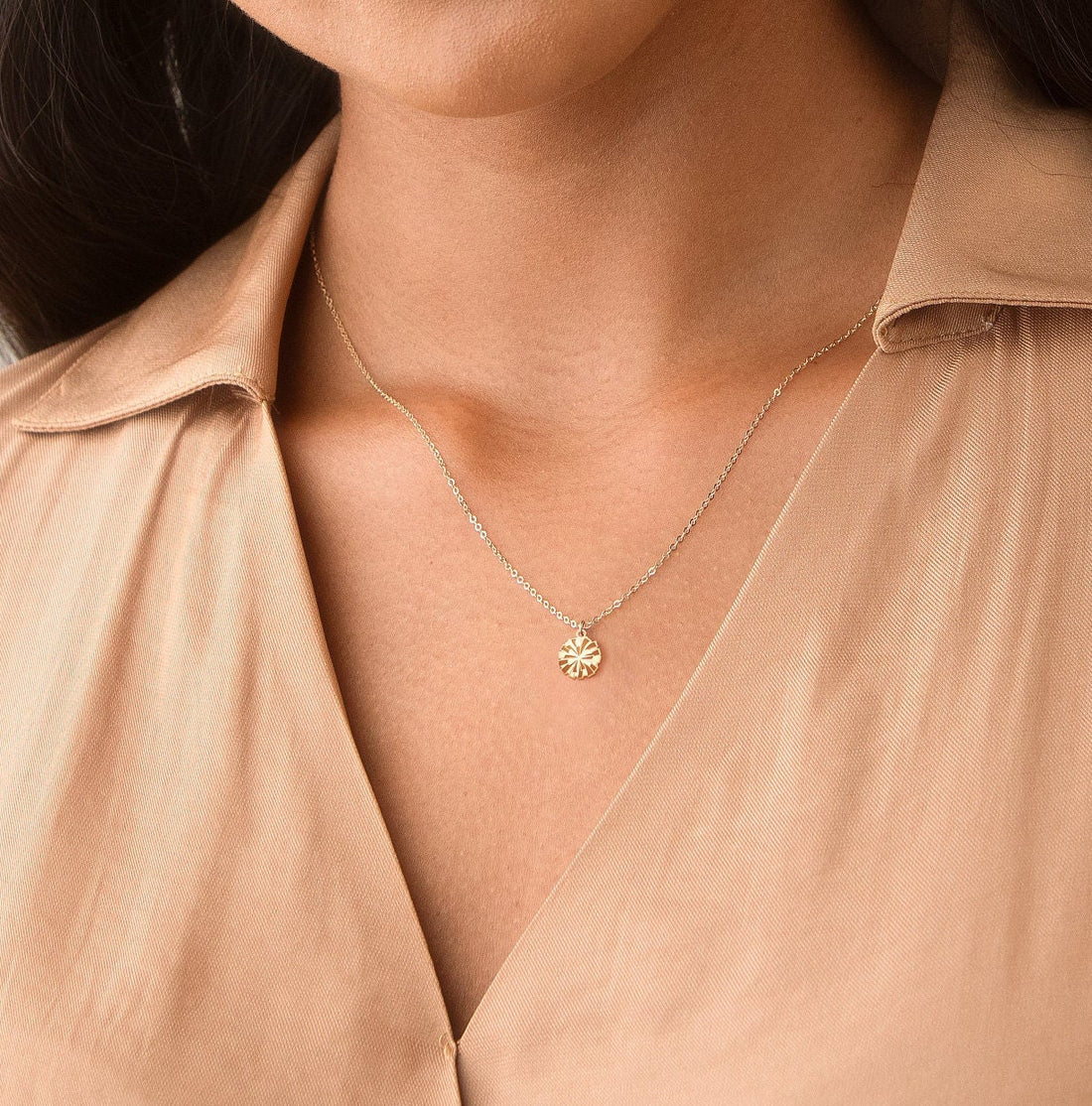 Pompom Charm Necklace