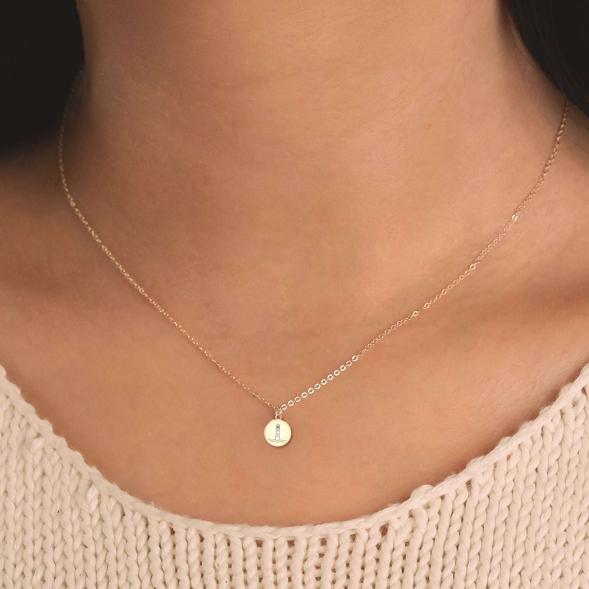 Ocean Lover's Lighthouse Pendant