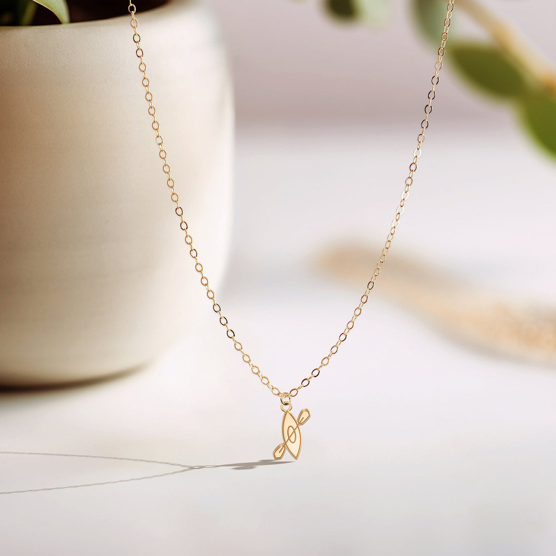 Kayak Charm Necklace