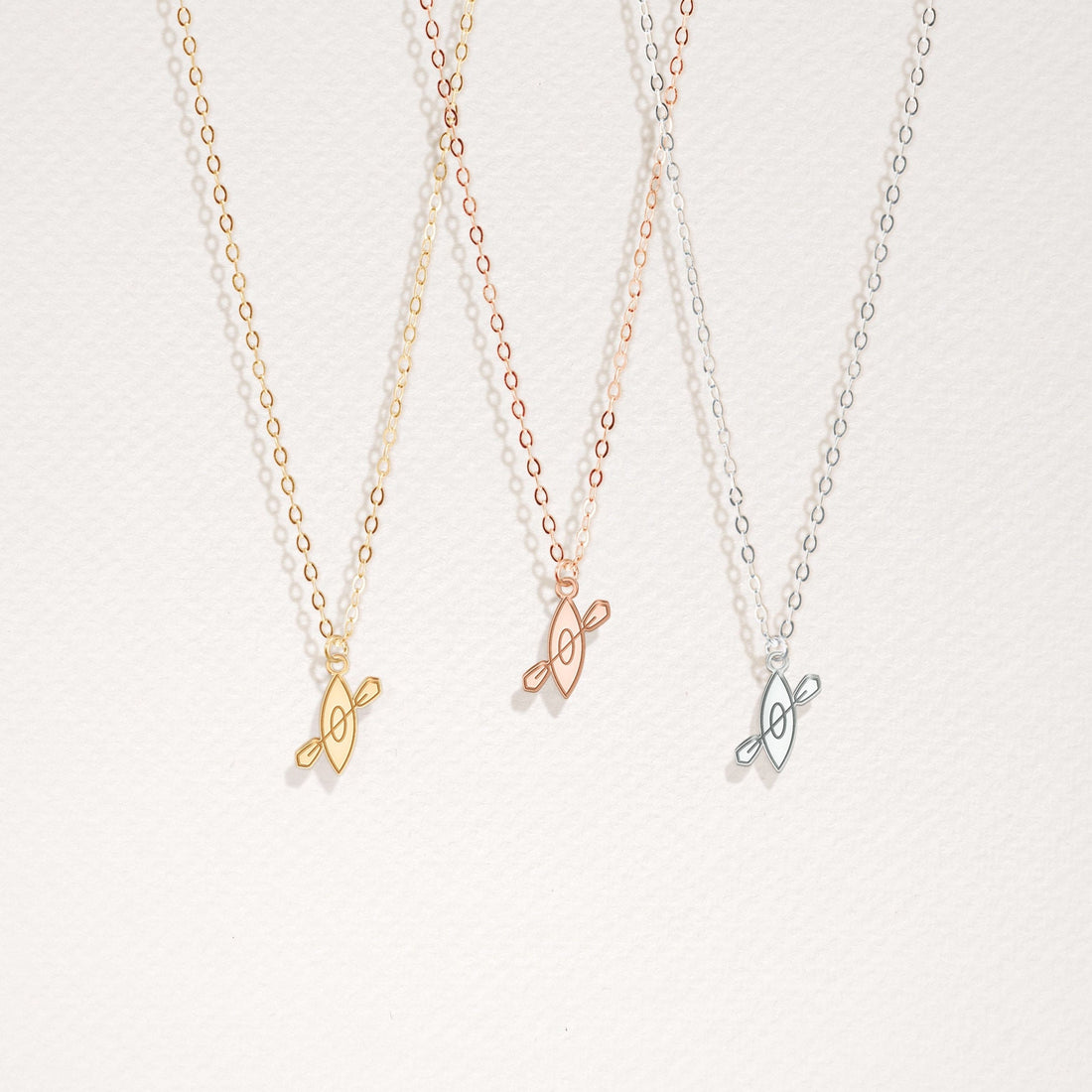 Kayak Charm Necklace