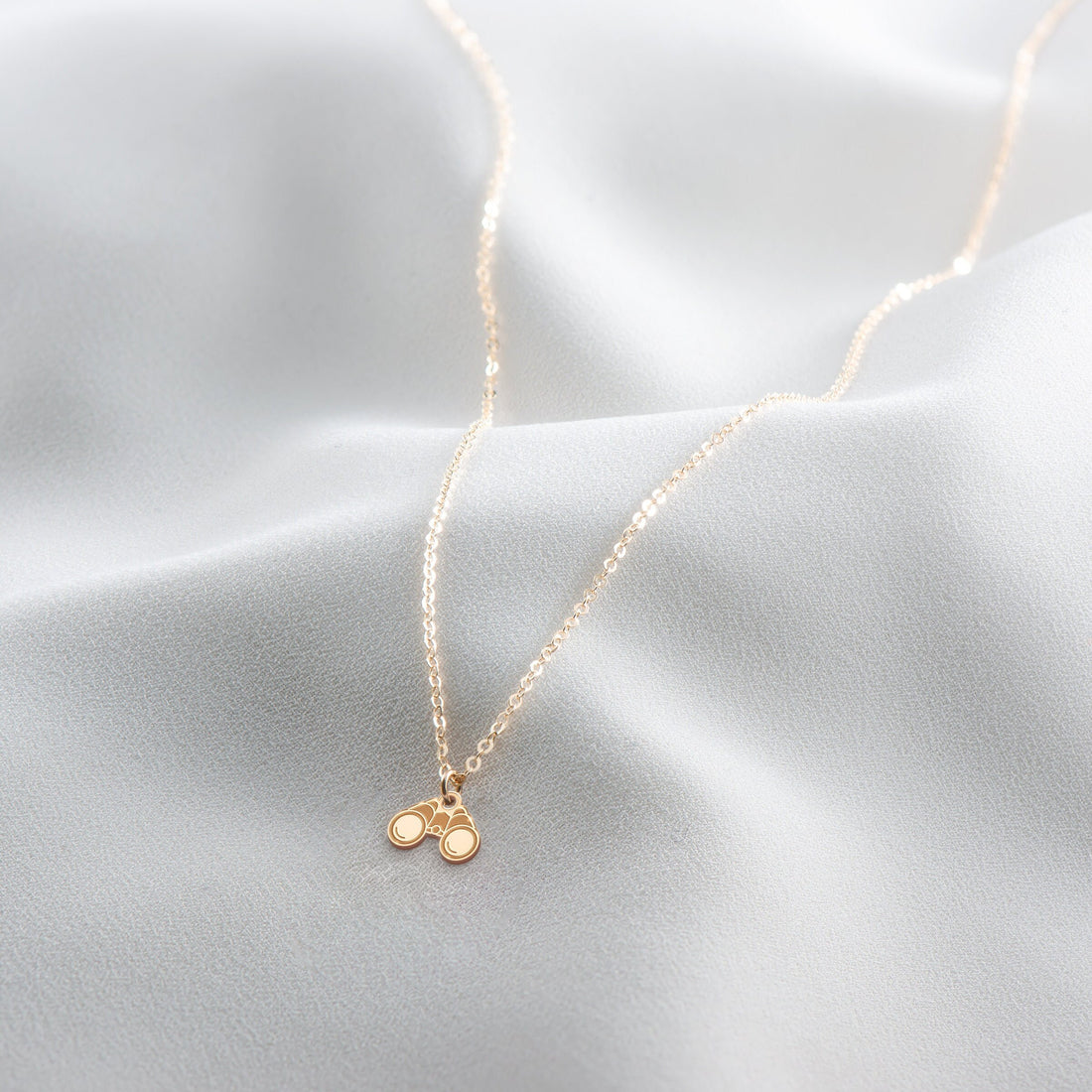 Binocular Charm Necklace
