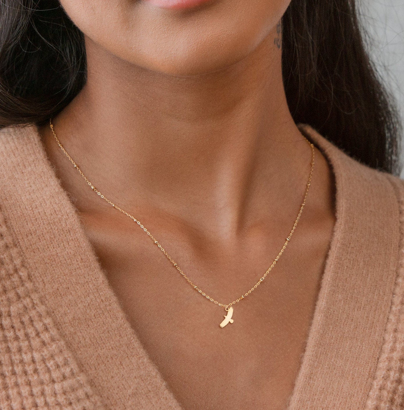 American Eagle Charm Necklace
