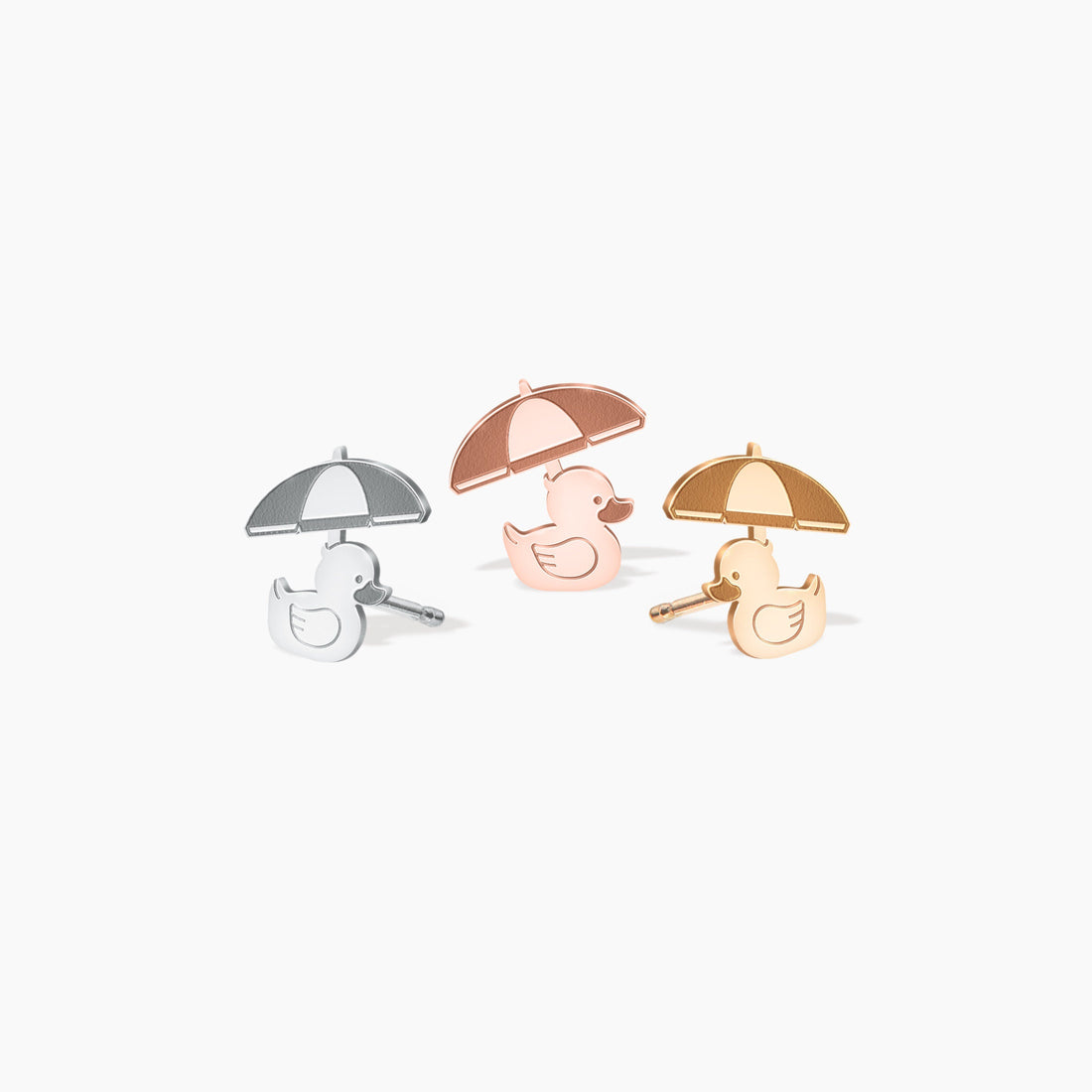 Duck Umbrella Stud Earrings