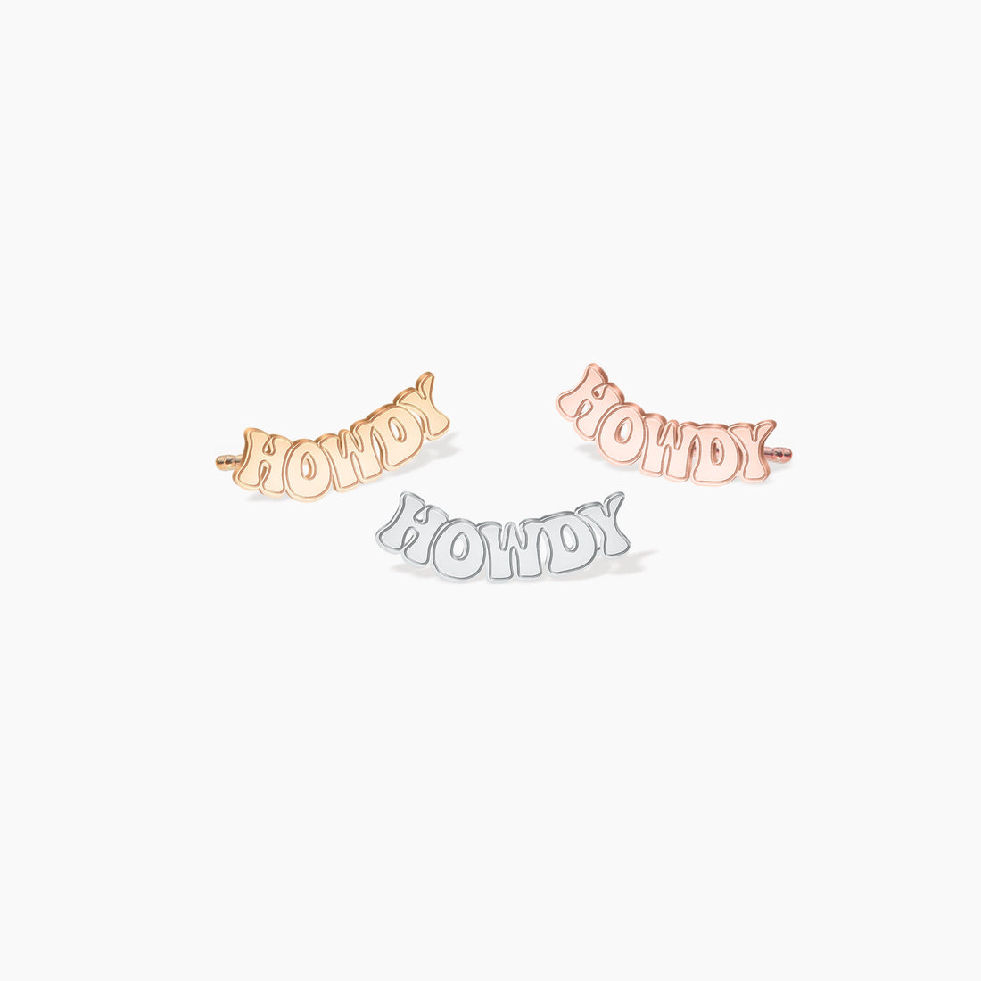 Howdy Western Stud Earrings