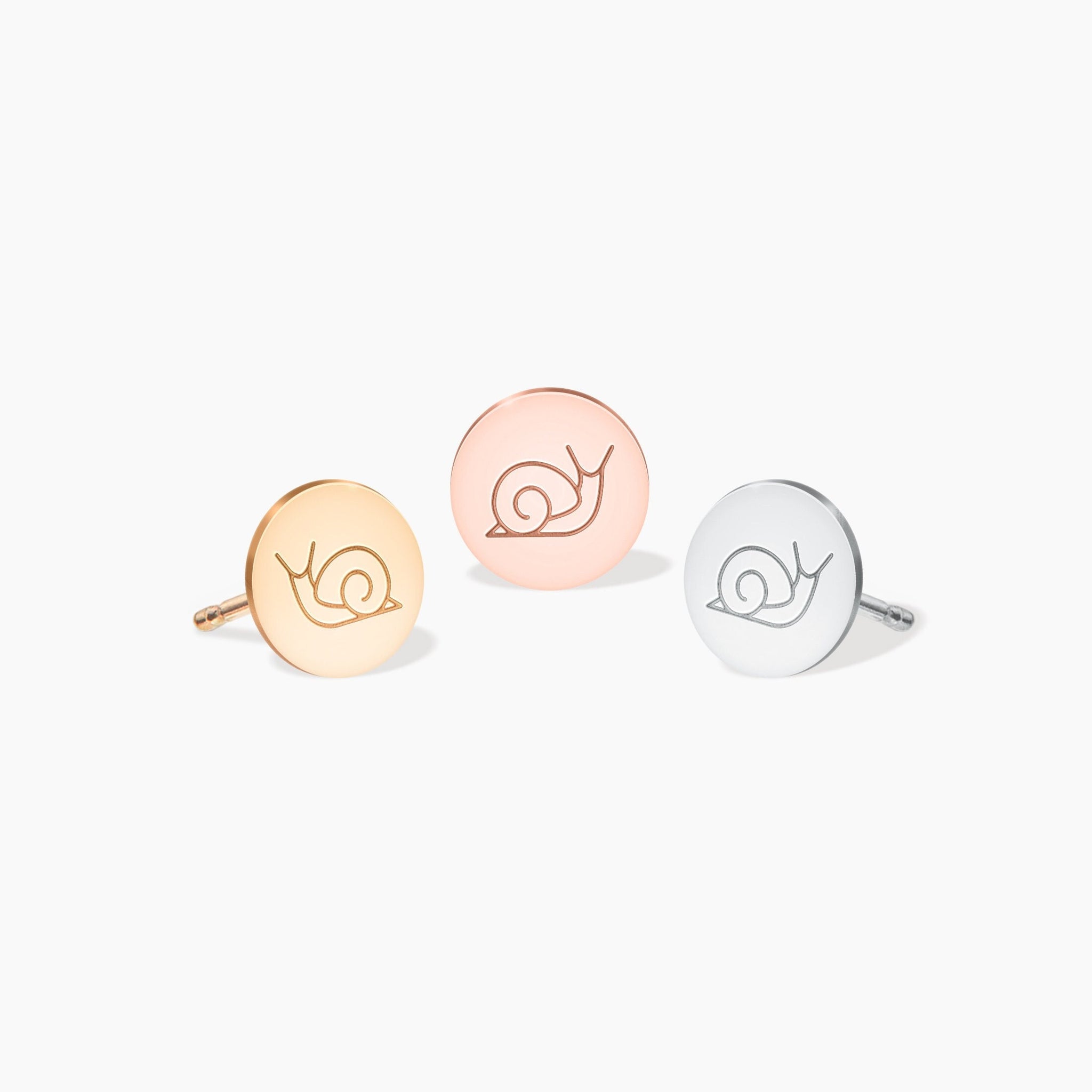 Snail Disc Stud