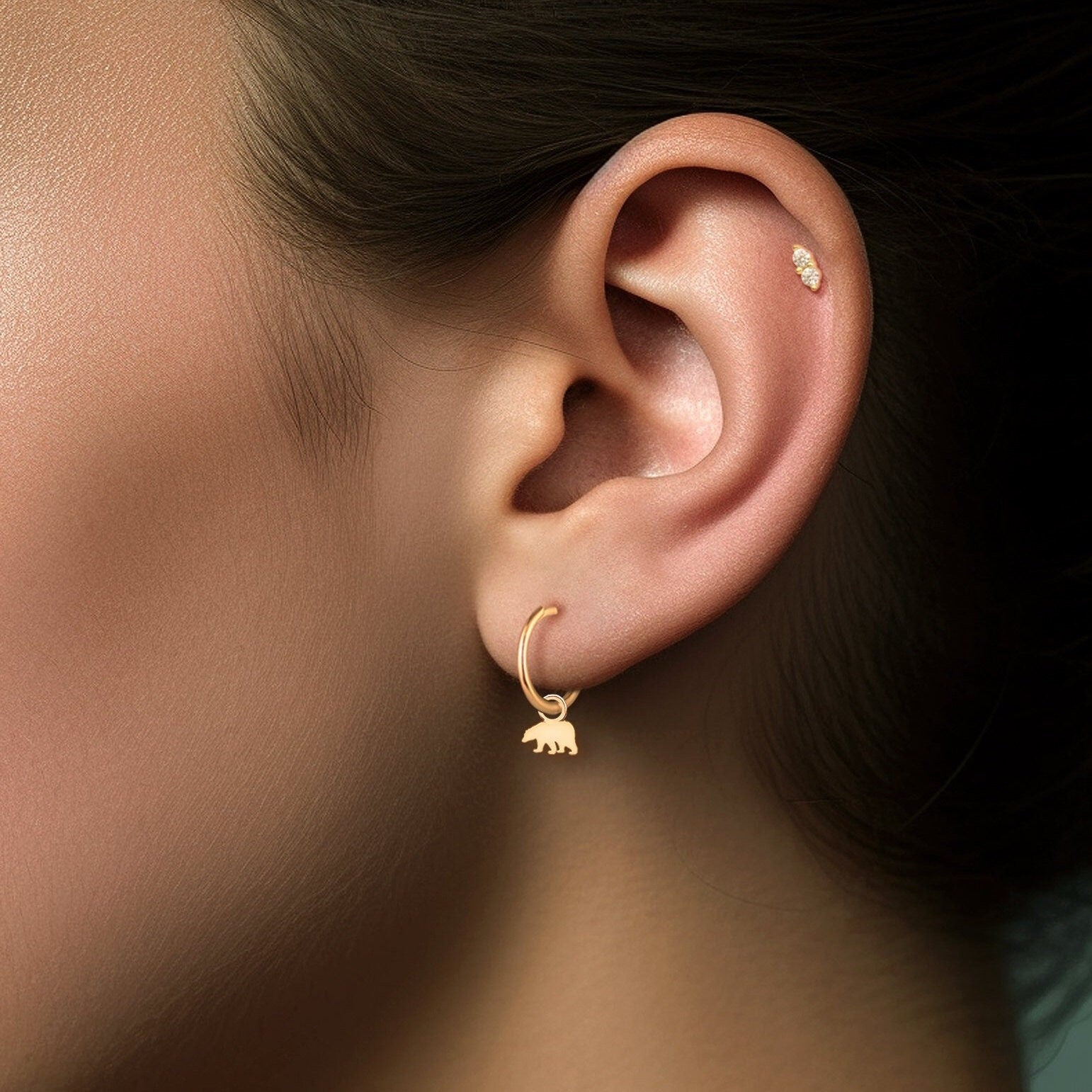 Mama Bear Drop Earrings