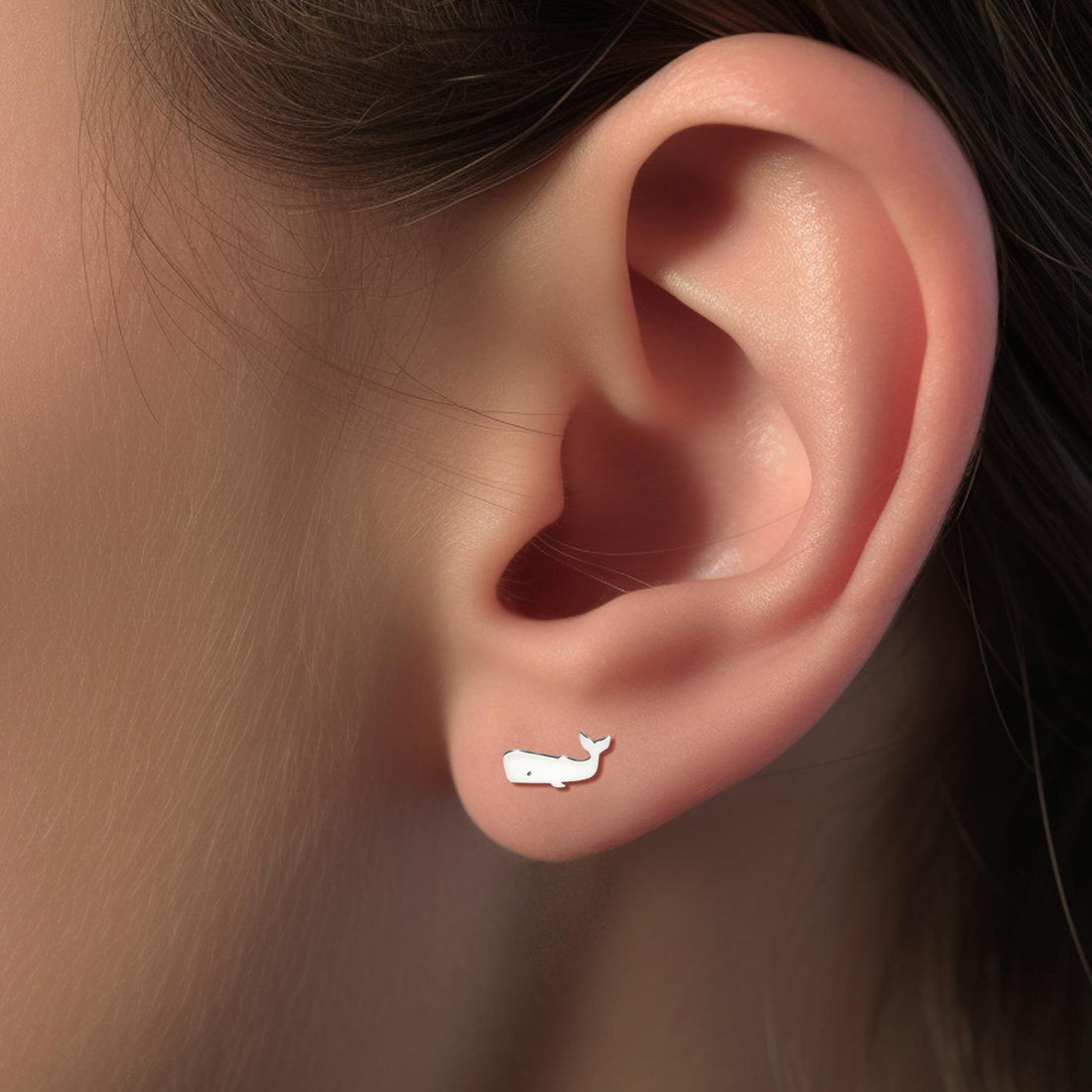 Whale Earrings