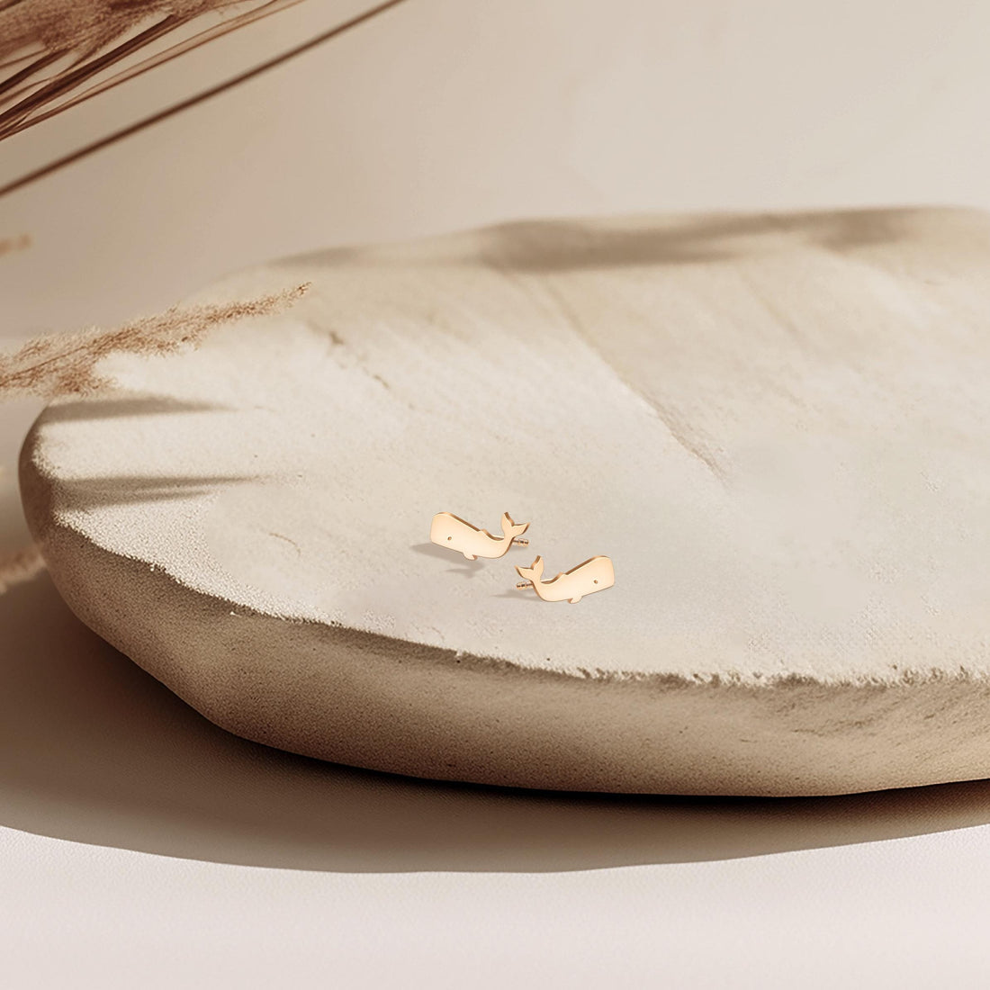 Whale Earrings