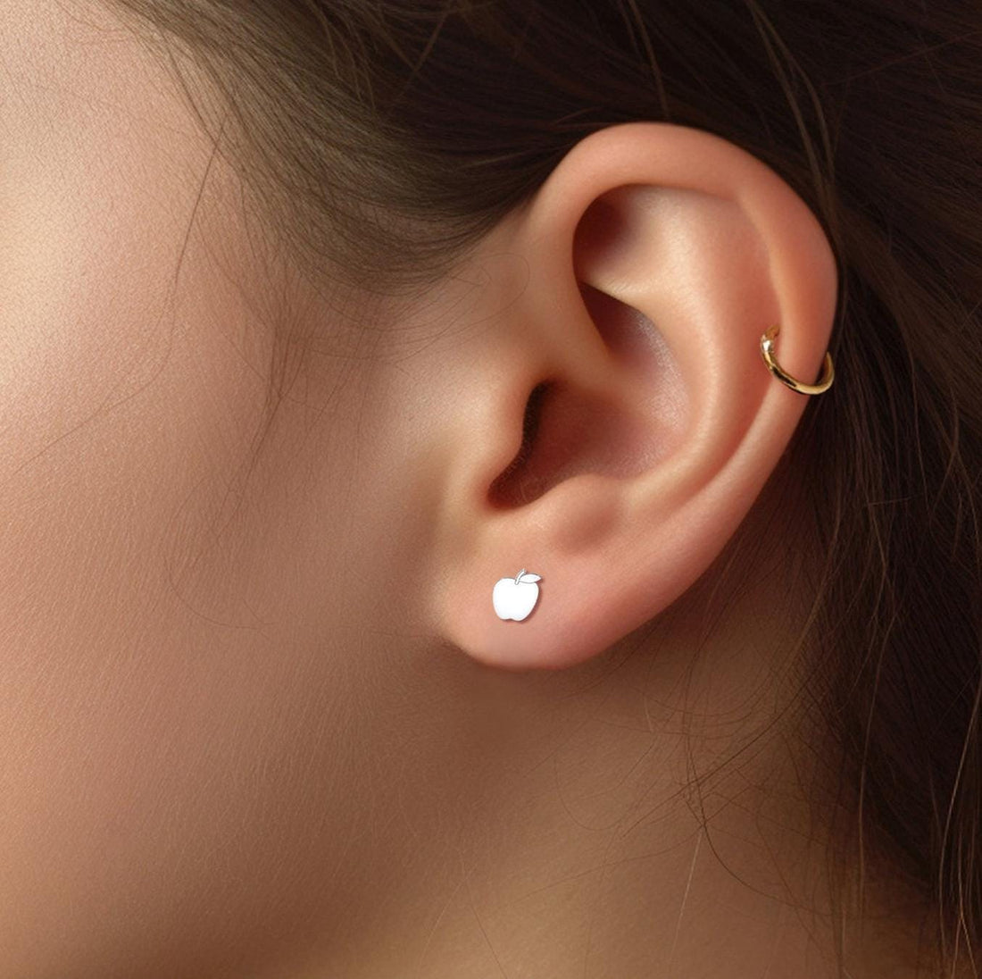 Apple Stud Earrings