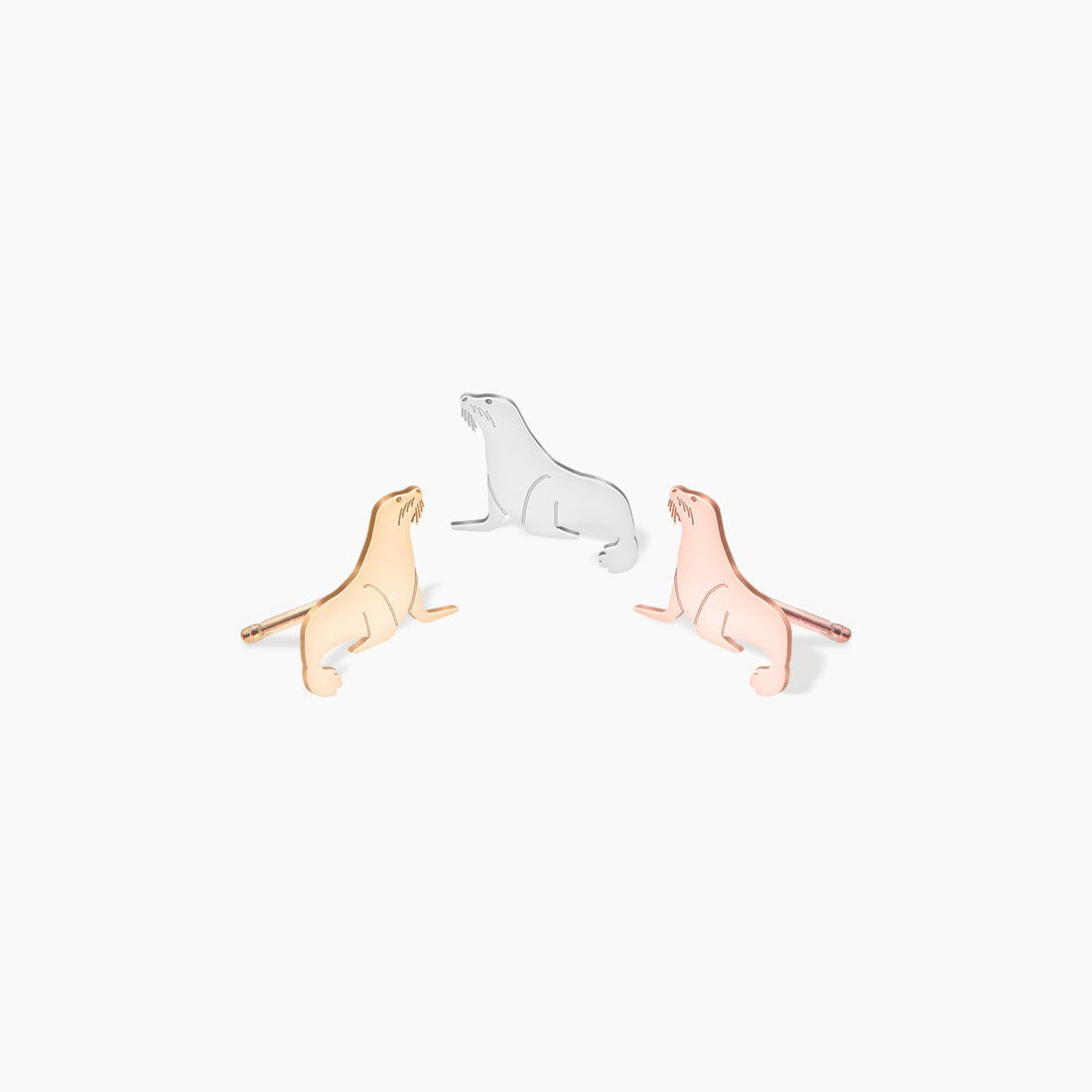 Seal Stud Earrings