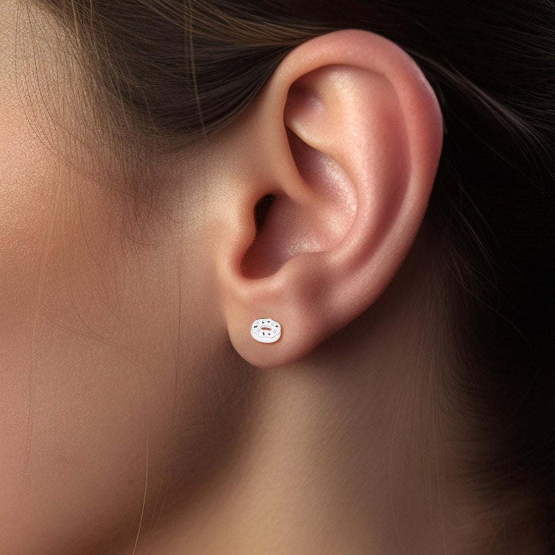 Donut Stud Earrings