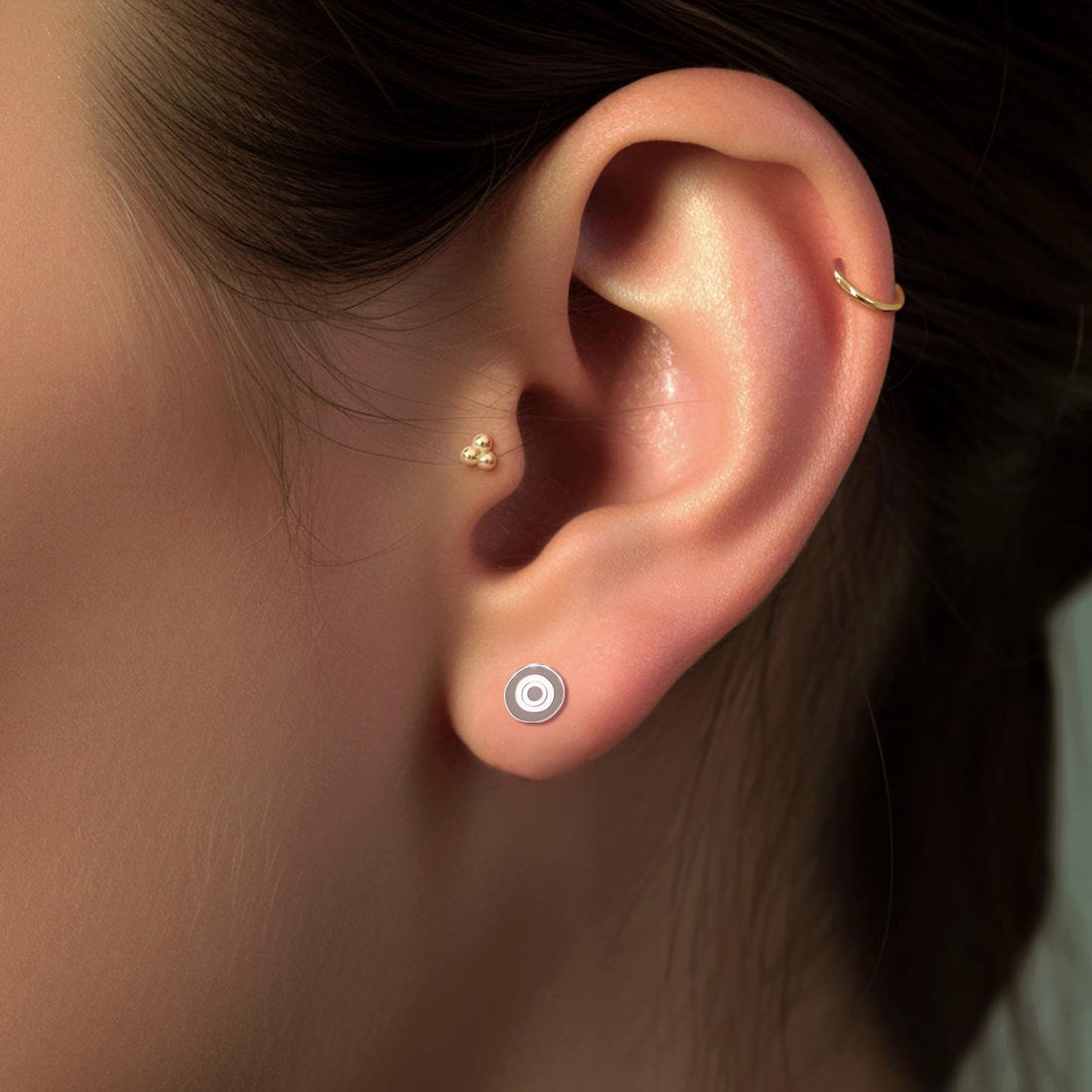 Evil Eye Stud Earrings
