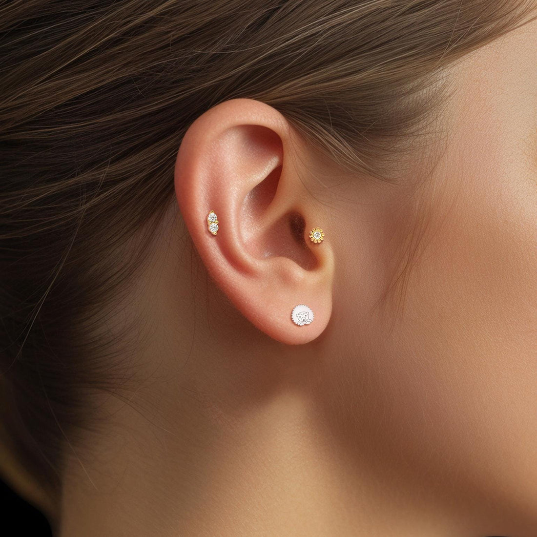 Hedgehog Earrings