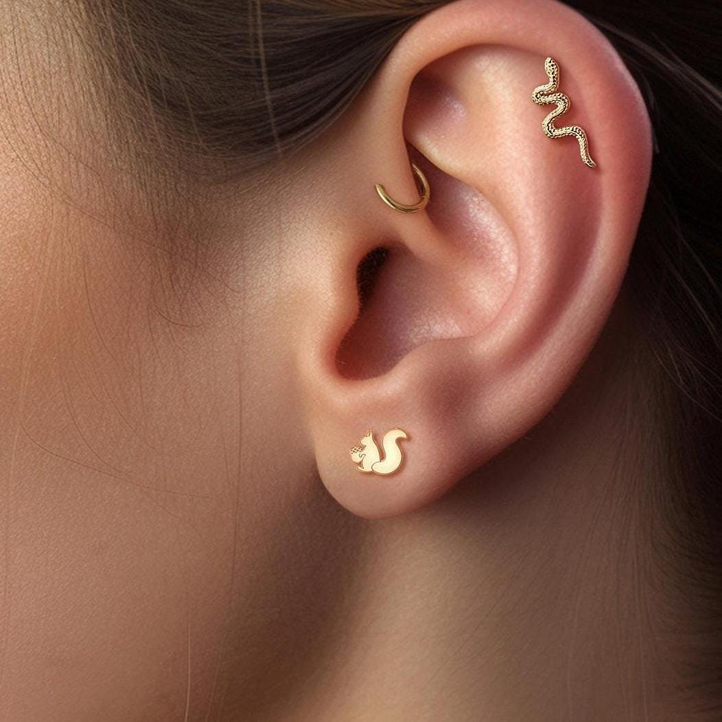 Squirrel Earrings