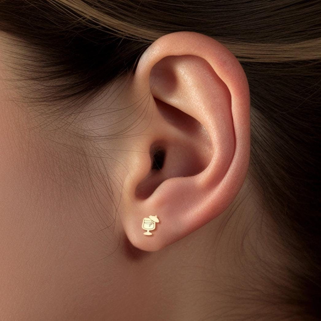 Cocktail Drink Stud