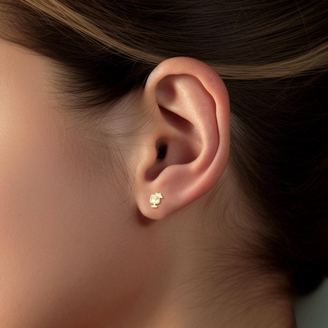 Cocktail Drink Stud