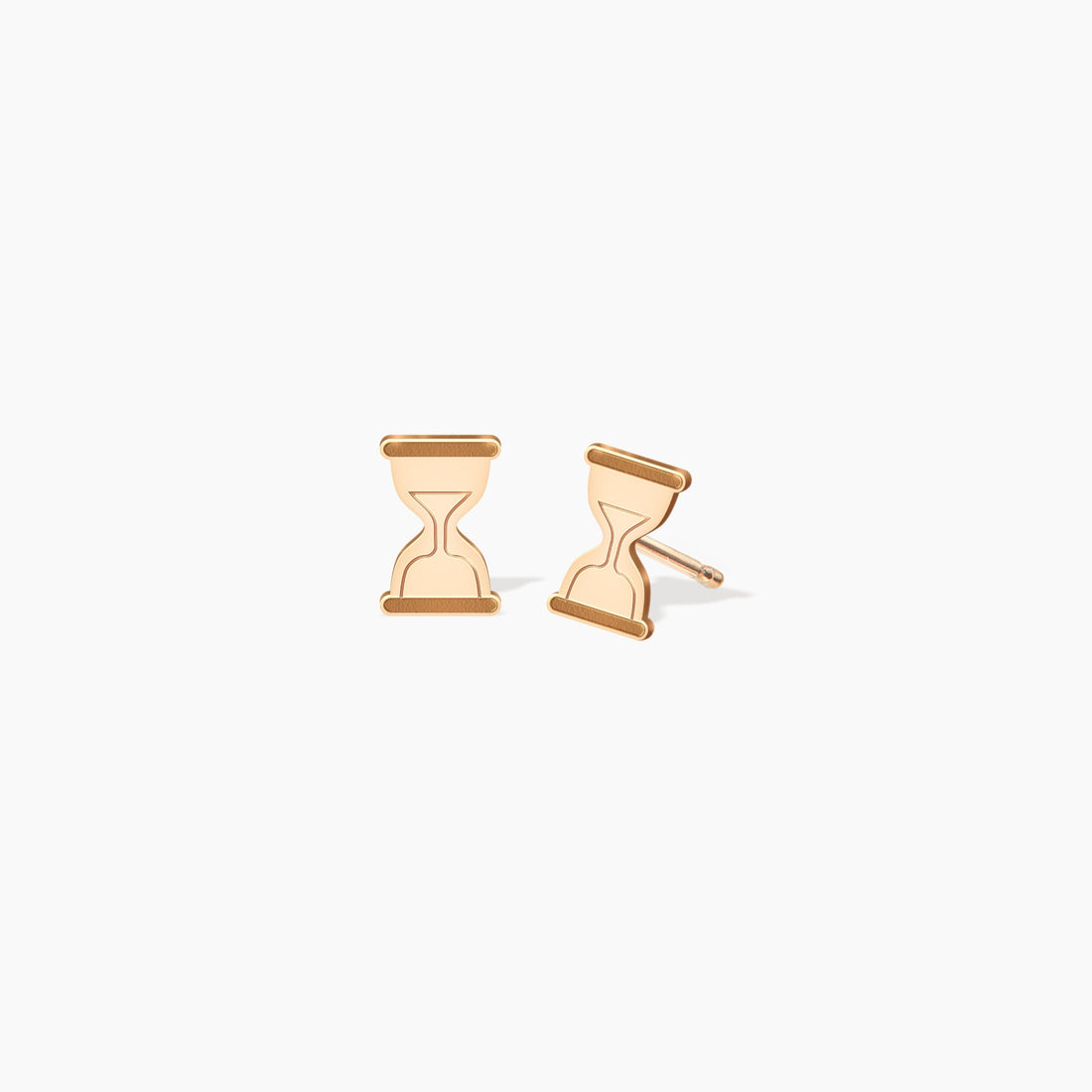 Handcrafted Hourglass Stud