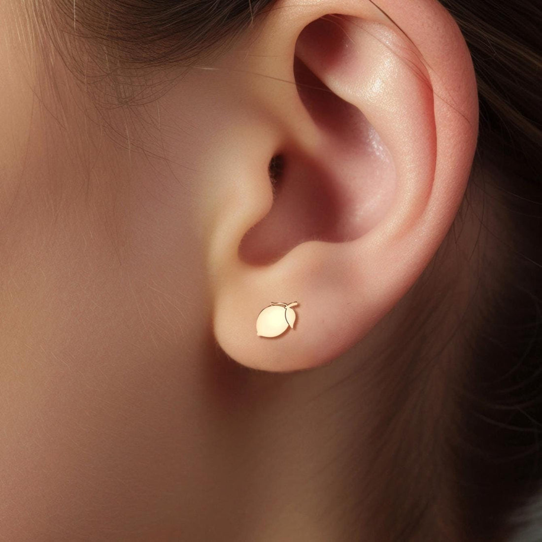 Handcrafted Lemon Earrings