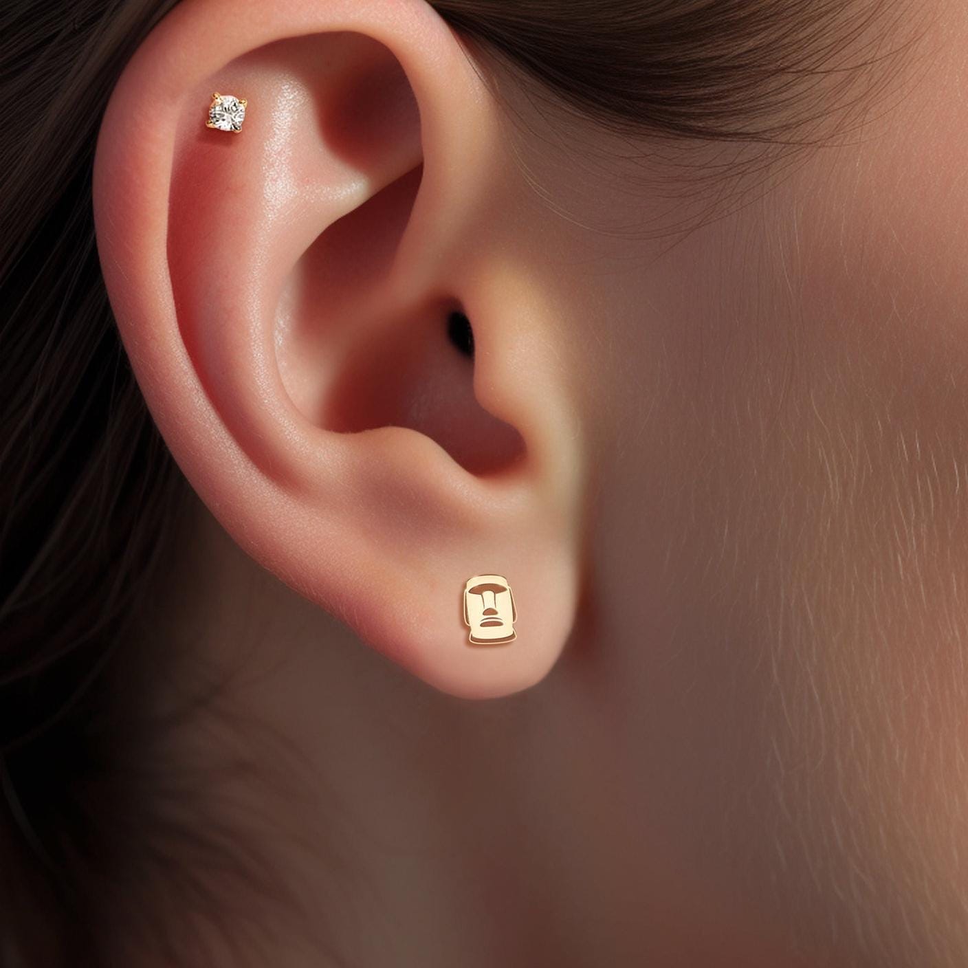Moai Stud Earrings