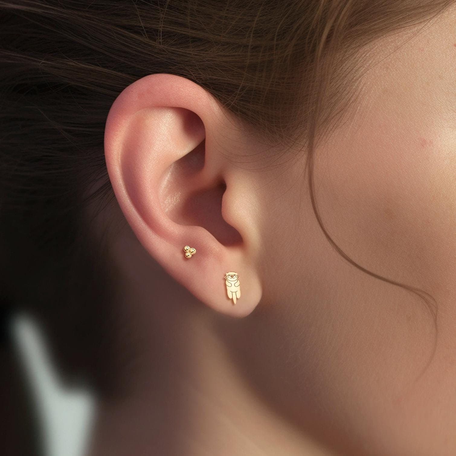 Cute Otter Earrings