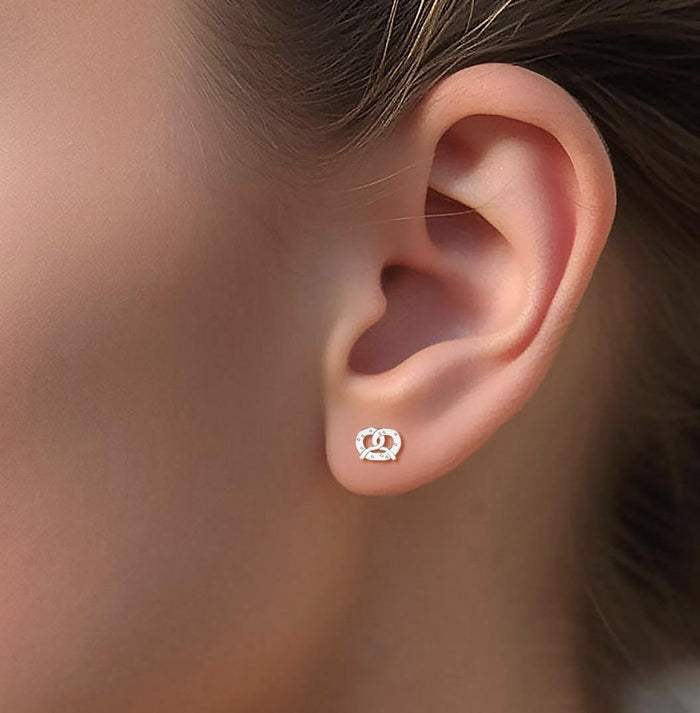 Pretzel Earrings