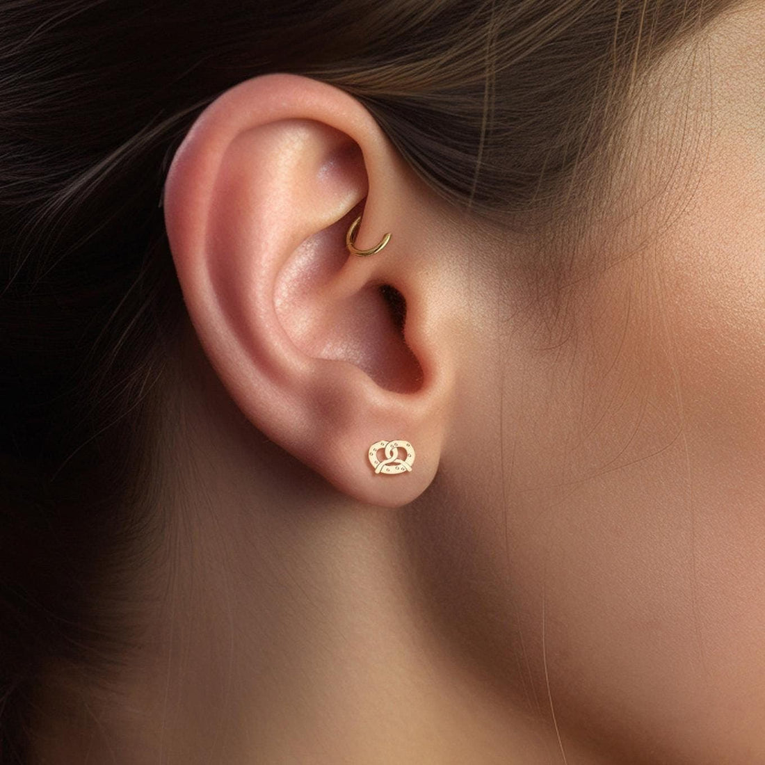 Pretzel Earrings