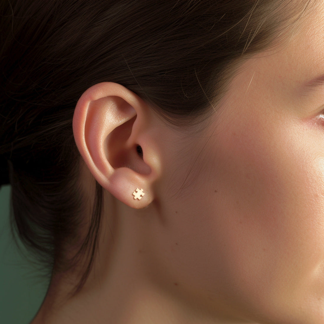 Puzzle Piece Earrings