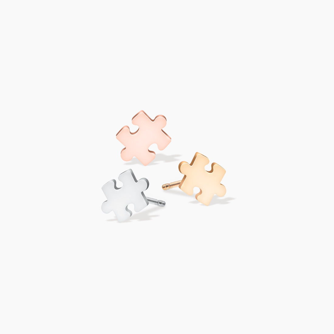 Puzzle Piece Earrings