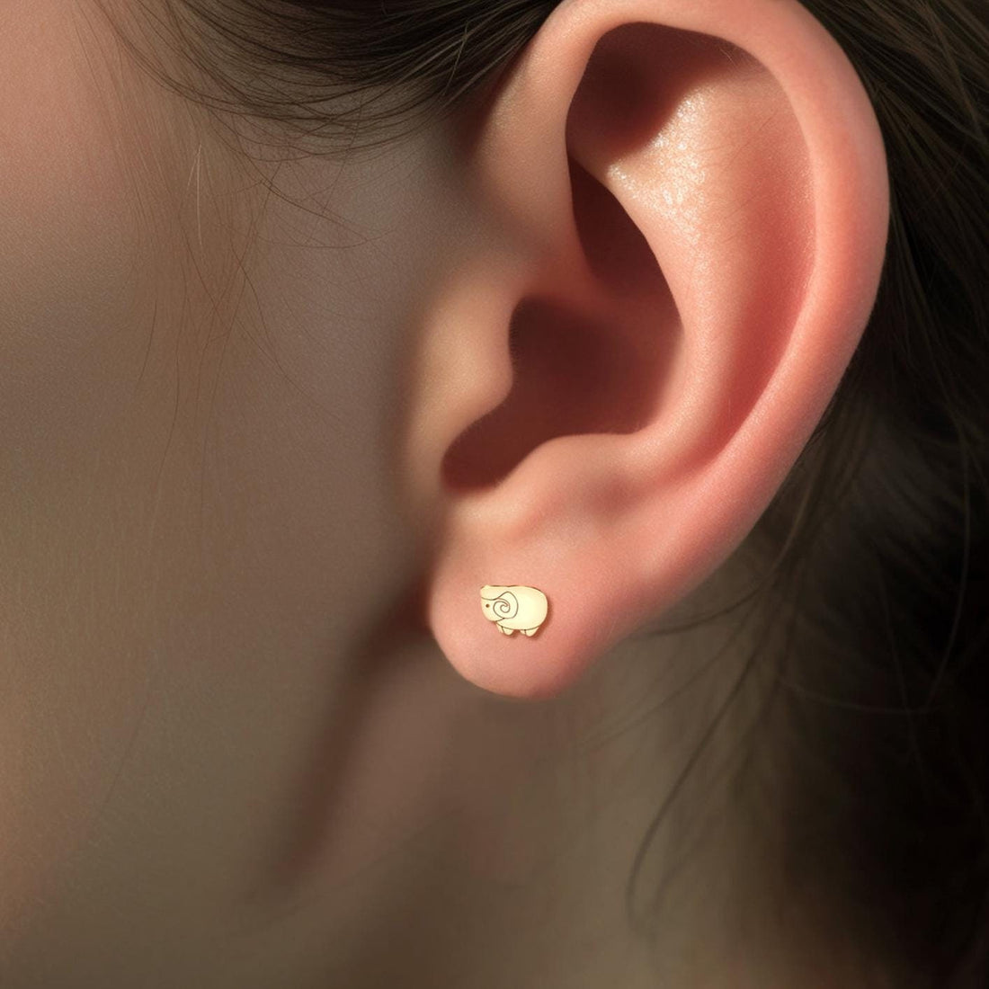 Cute Ram Earrings
