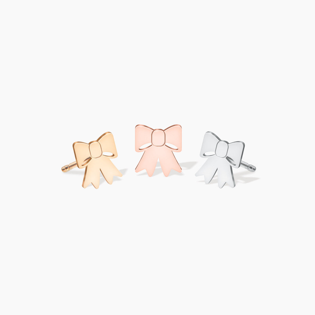 Bow Earrings Handcrafted