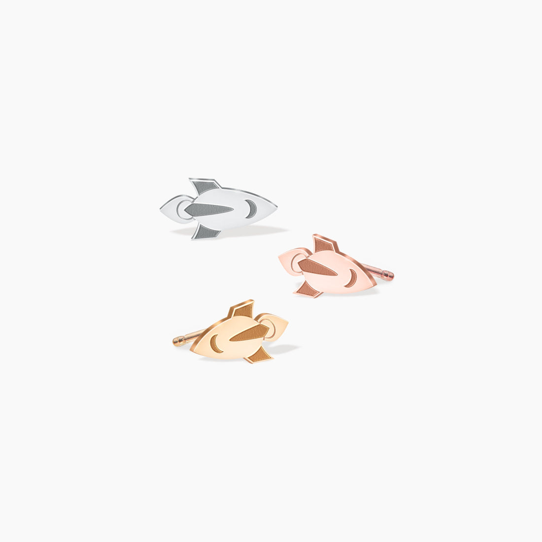 Rocket Ship Earrings