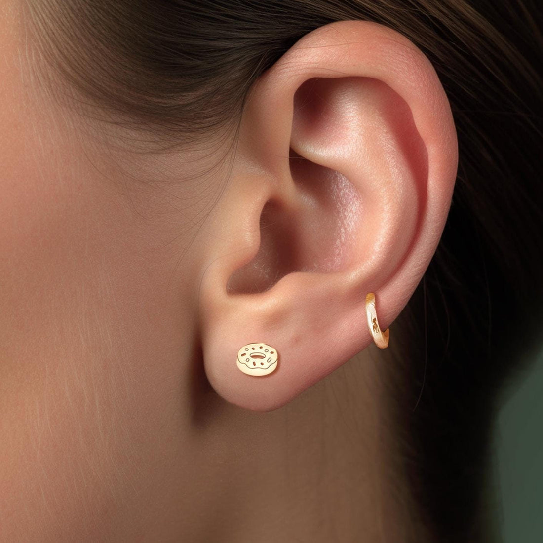 Donut Stud Earrings