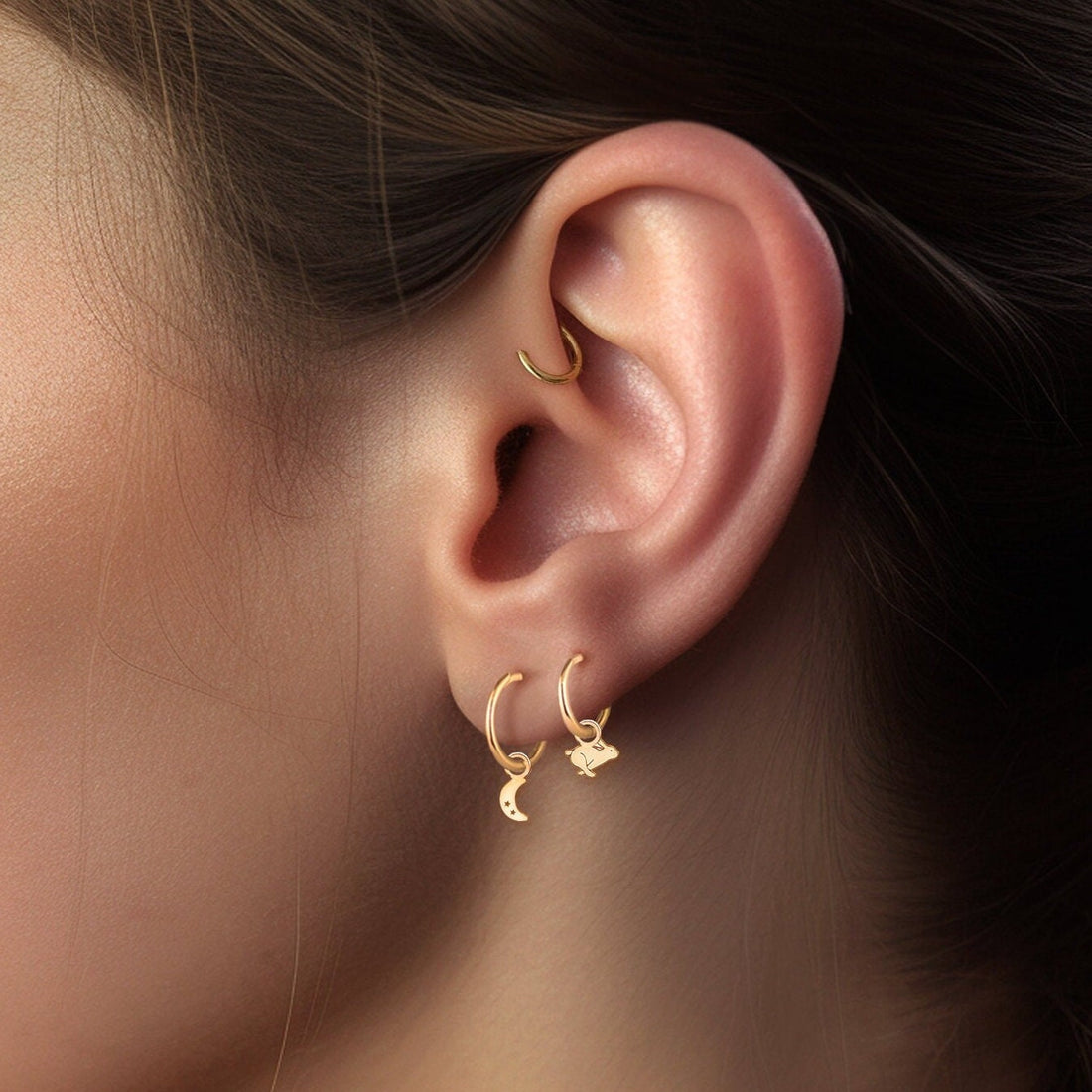 Dainty Crescent Moon