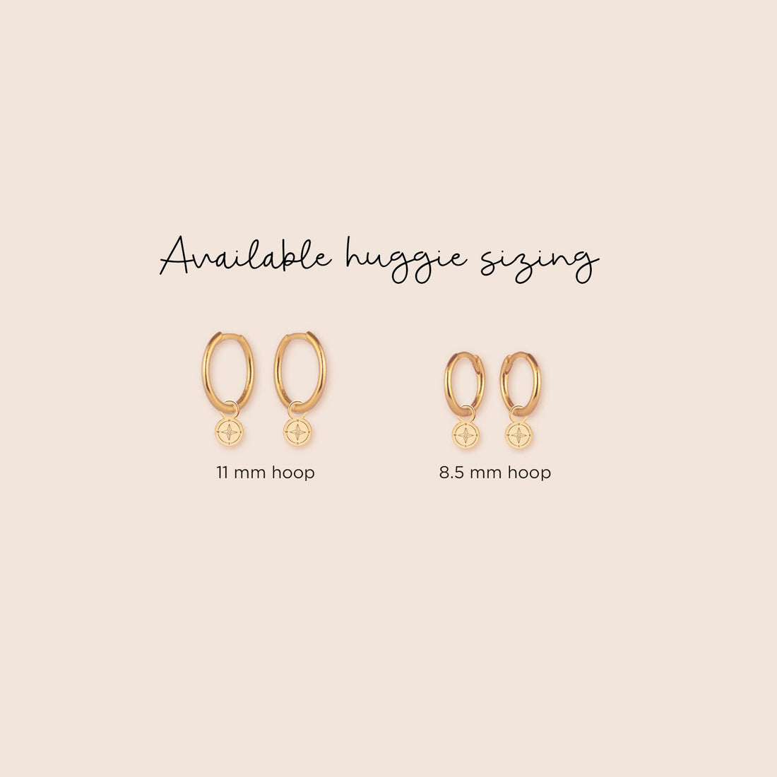 North Star Charm Stud Earrings