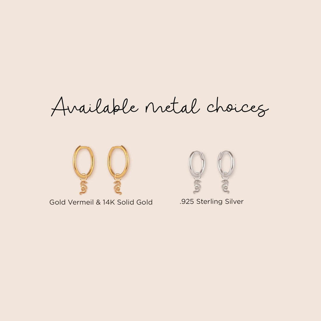 Dragon Charm Huggie Hoops