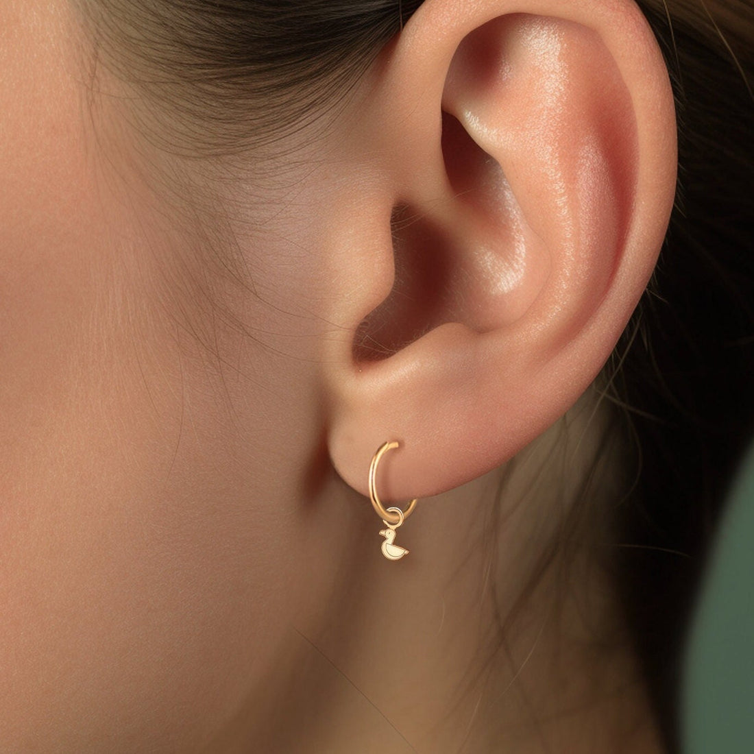 Duck Charm Hoop