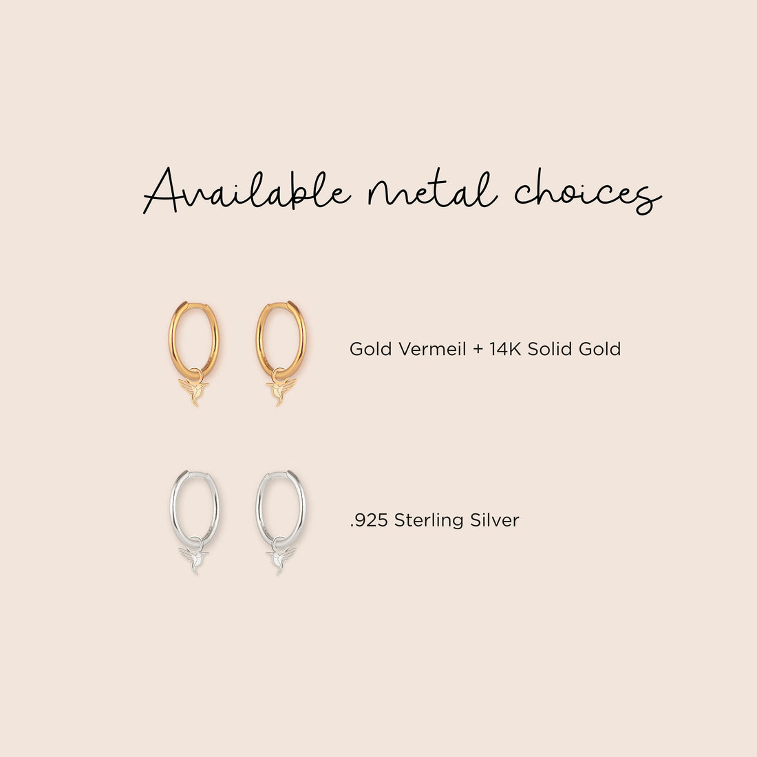 Huggie Charm Earring Charm Huggie Hoops