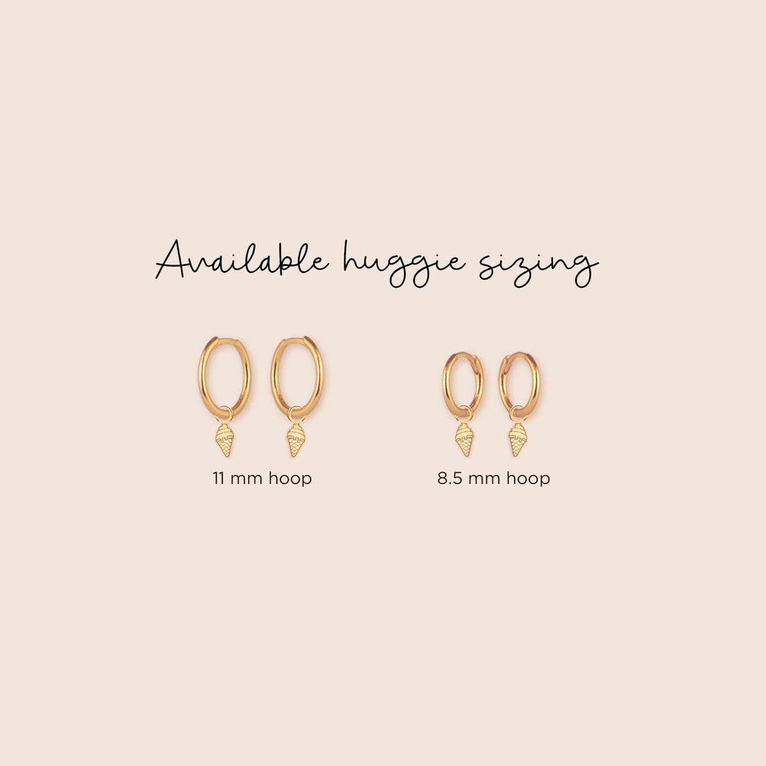 Ice-Cream Charm Huggie