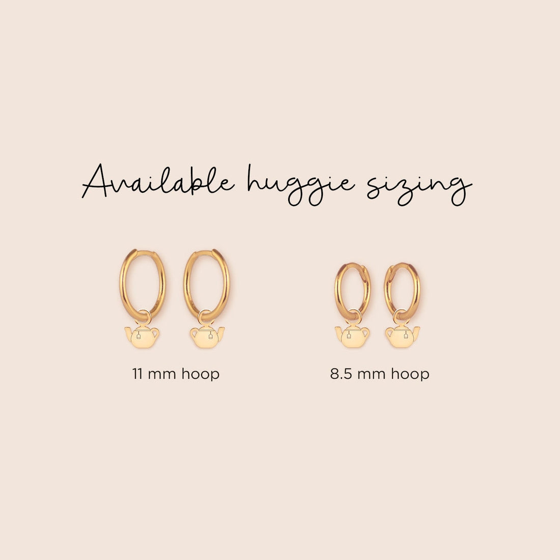 Teapot Huggie Hoop