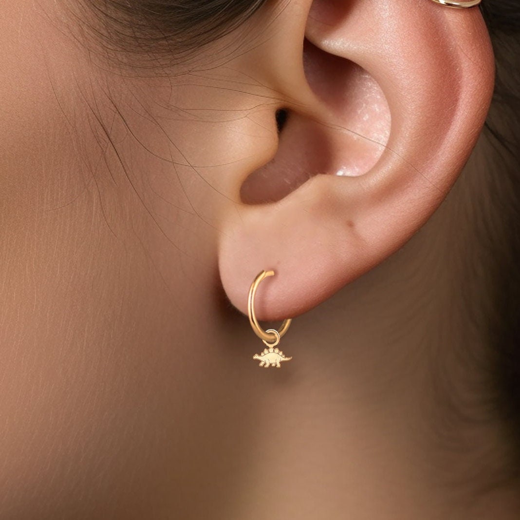 Handcrafted Stegosaurus Charm