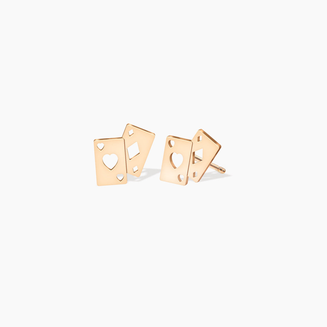 Playing Card Earring