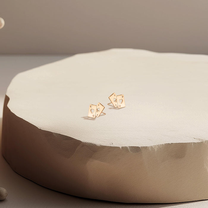 Playing Card Earring