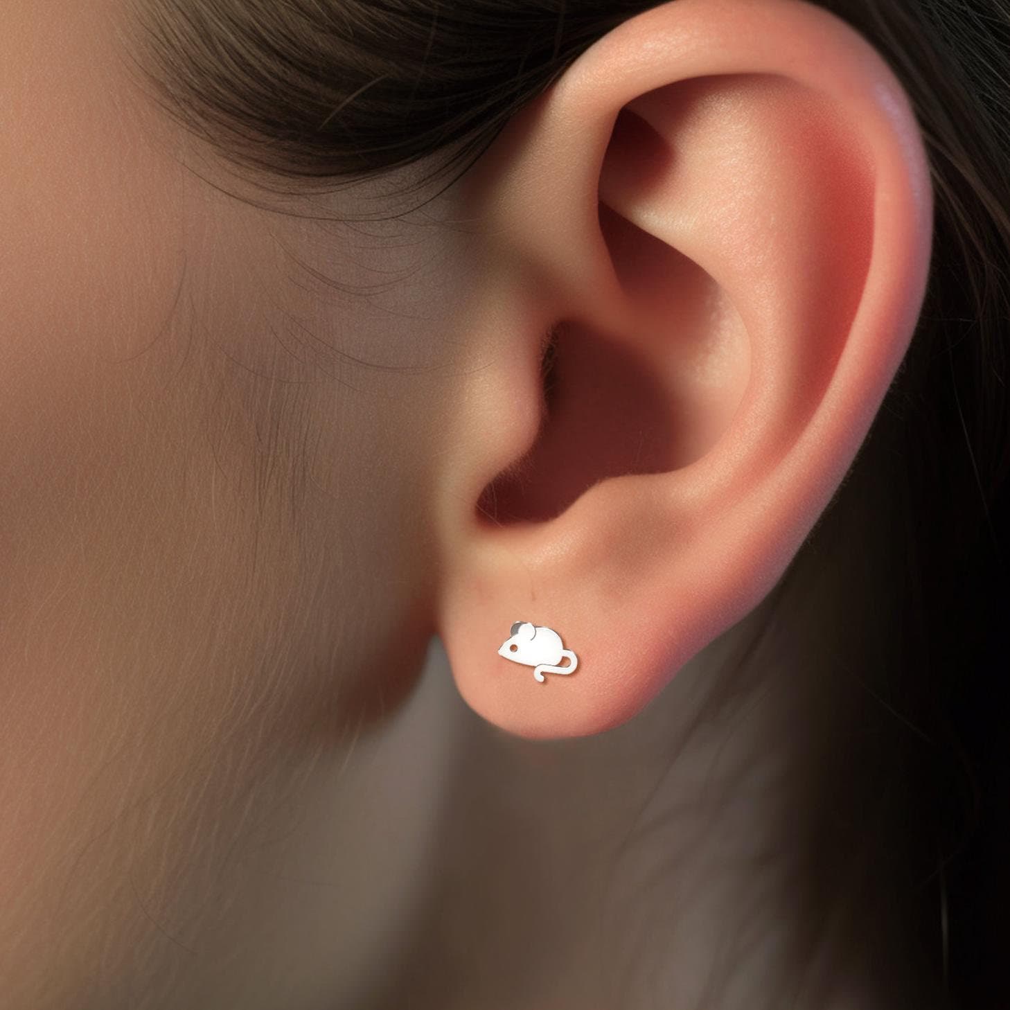 Mice Stud Earrings