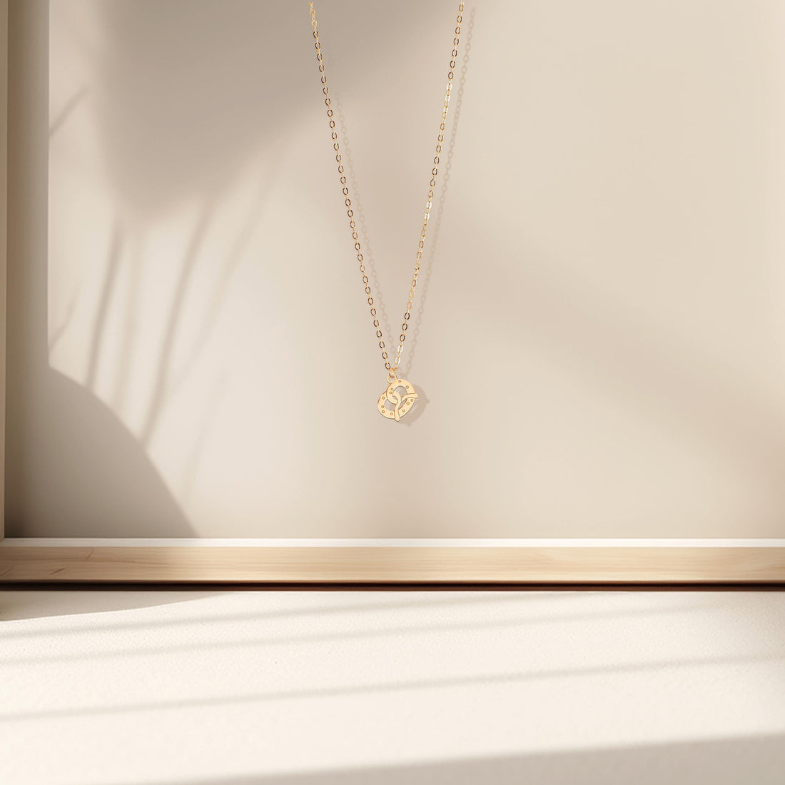 Pretzel Charm pendant