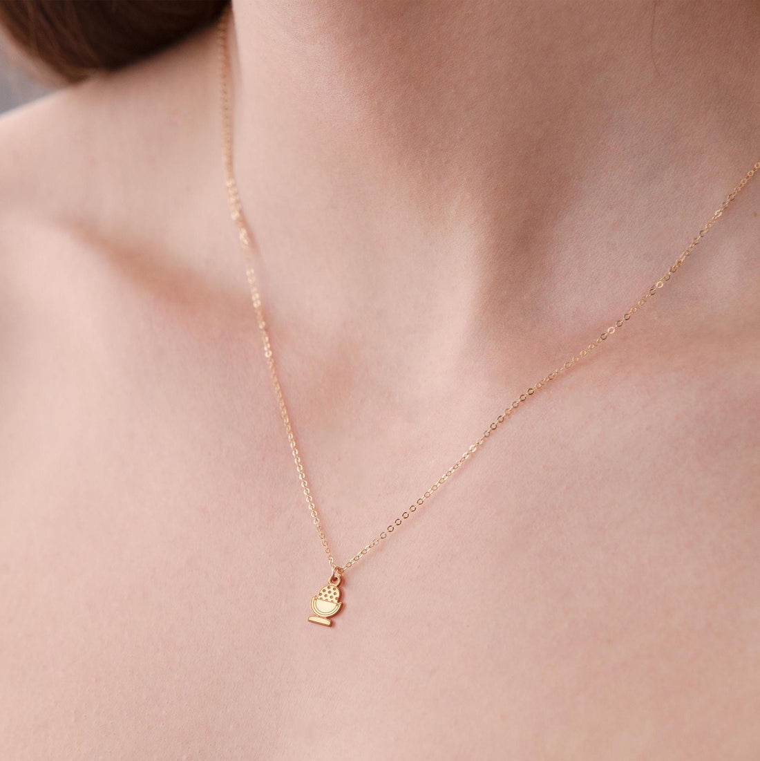 Microphone Charm Necklace
