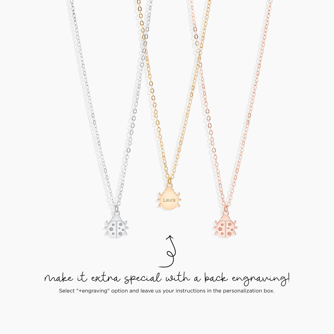 Ladybug Charm Necklace