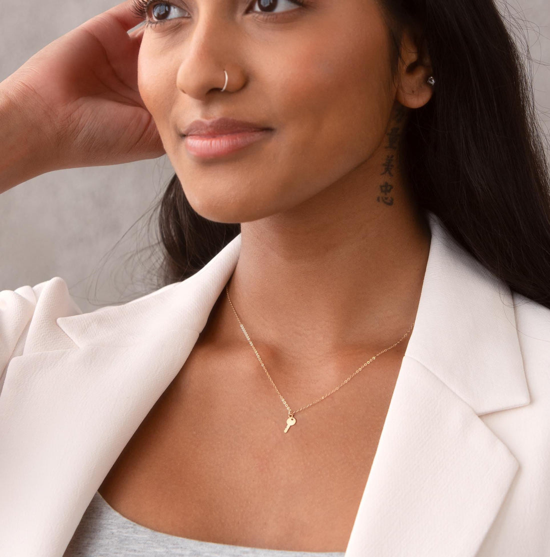 Key Charm Necklace